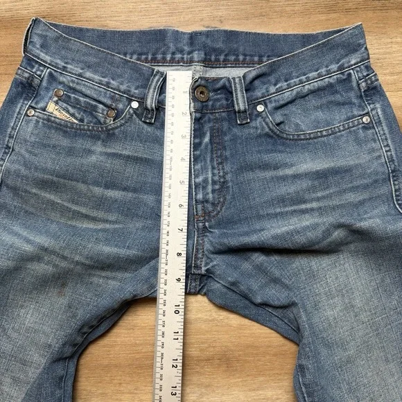 Diesel Jeans Women 30x30 Blue Bootcut Denim Made Italy Western Cowgirl Vintage - Picture 10 of 13